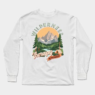 Wilderness Therapy Session in Progress Long Sleeve T-Shirt